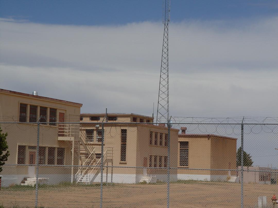 Exterior view of the prison facilities at Old Main
