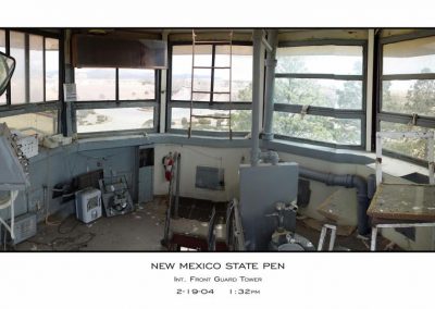 Interior of the front guard tower at Old Main