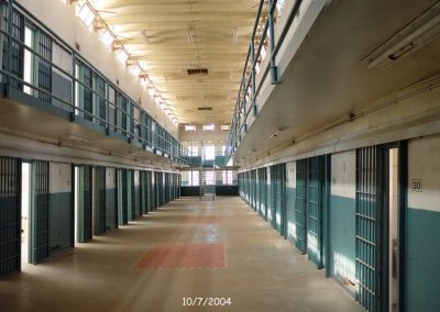 View of the cellblocks at Old Main