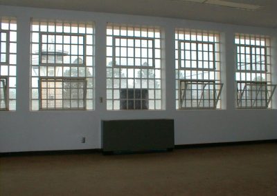 Old Main Room With Grid Windows