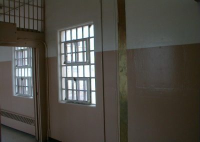 Window in Old Main Hallway