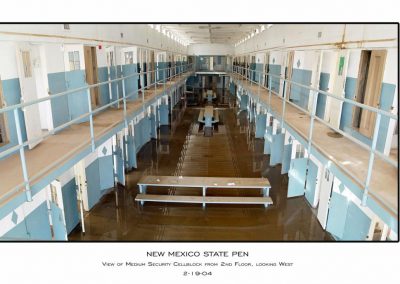 View of Medium Security Cellblock From 2nd Floor Looking West