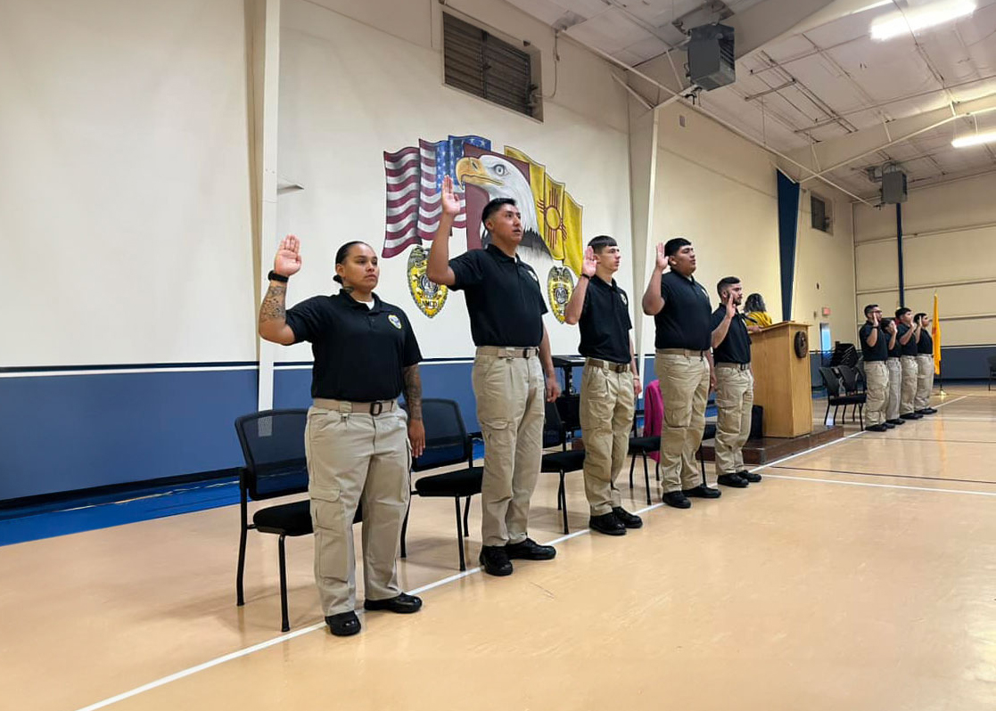Correctional officers swearing in
