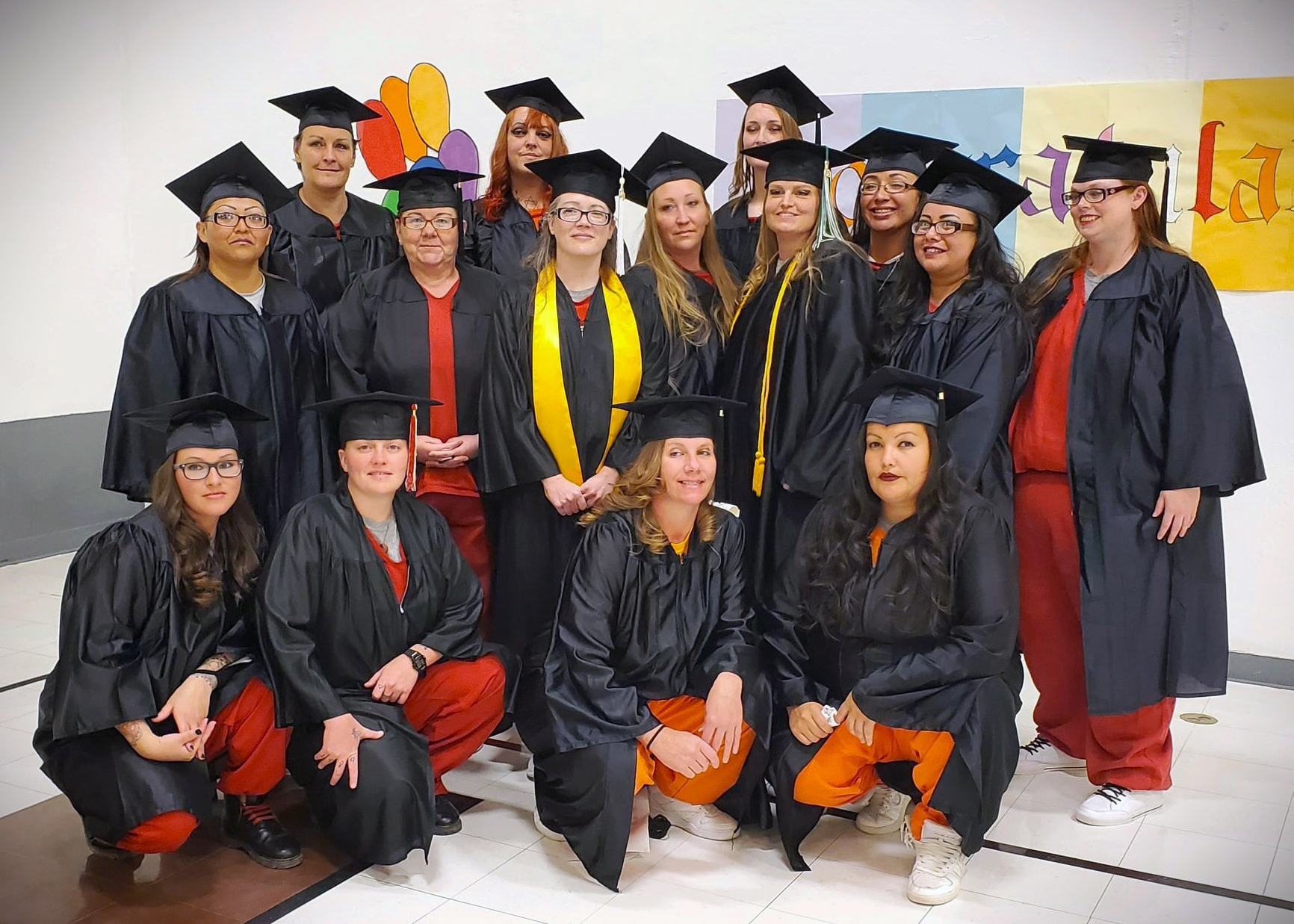 Inmates graduating